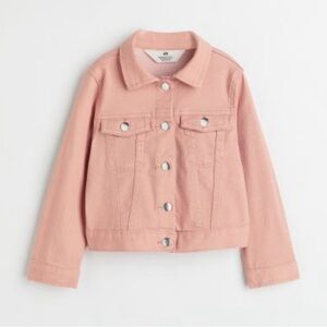 Powder Pink Twill Jacket